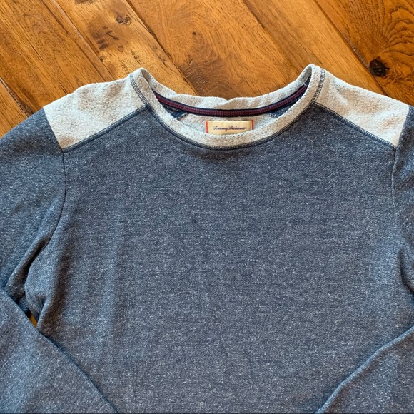 Tommy Bahama | Blue Crew Neck Sweatshirt | Sz L - Picture 3 of 13